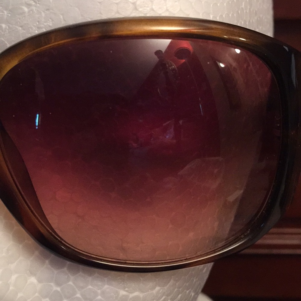 Designer DOLCE GABBANA sunglasses, brown color with Gold logo letters on arms.. - Picture 7 of 8